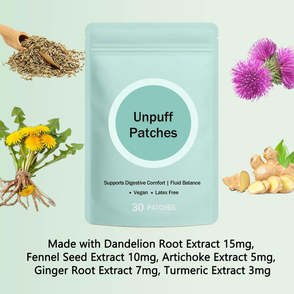 OHIWGN Unpuff Patches with artichoke for a steady daily routine.
