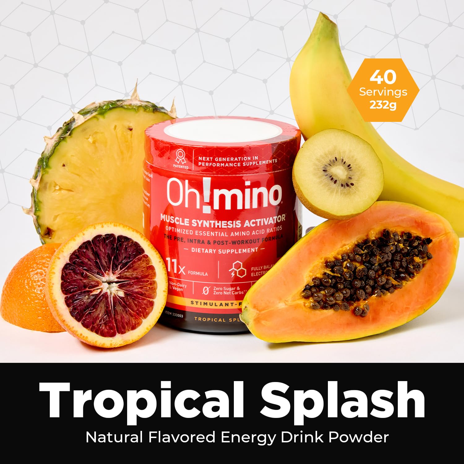 Oh!mino BCAAs + EAAs made in USA facility—trusted production standards