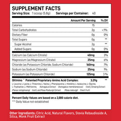 Oh!mino BCAAs + EAAs powder scoop for easy pre, intra, and post workout measurement