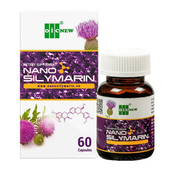 OIC NEW Nano Silymarin bottle displaying compact capsules for daily liver support