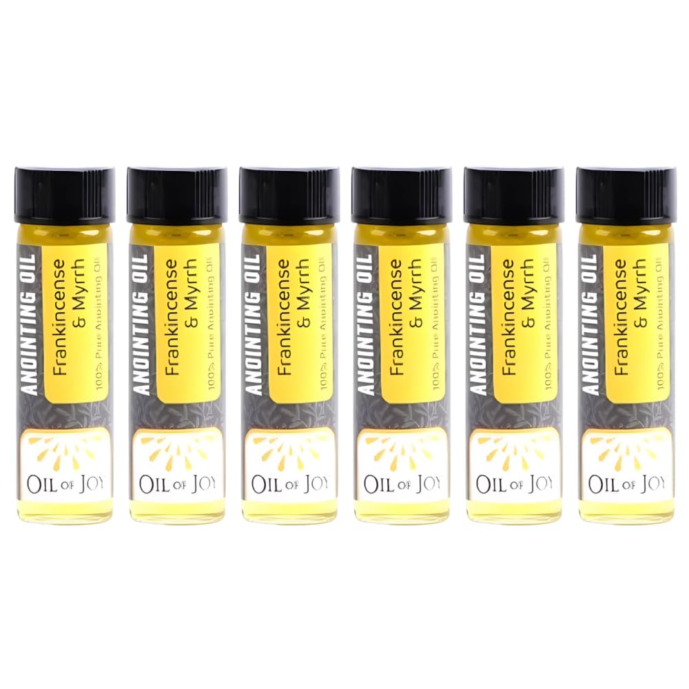Oil Of Joy Frankincense and Myrrh bottle for spiritual practice