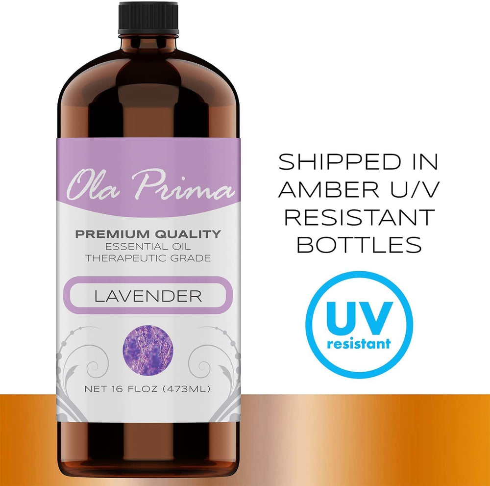 Ola Prima Lavender Oil Relaxing Aroma in diffuser, enhances cozy evenings.