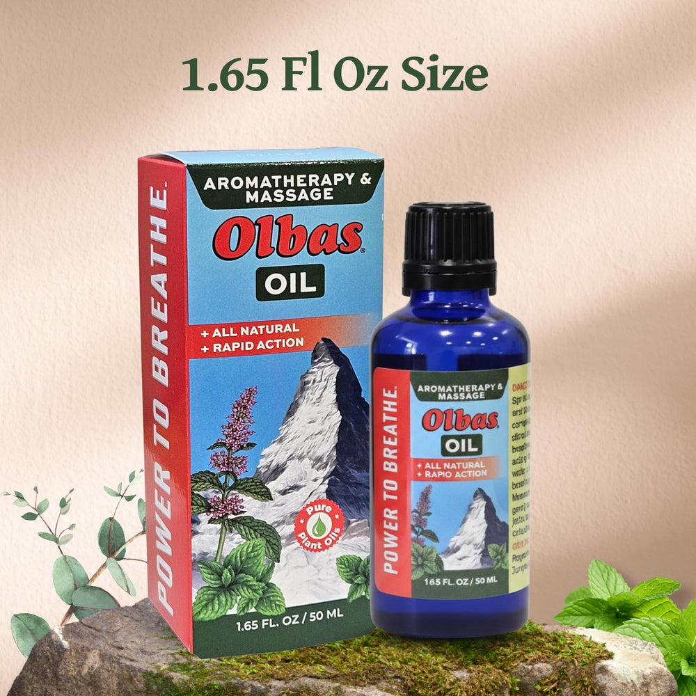 Olbas Massage Oil texture on skin hints at soothing comfort