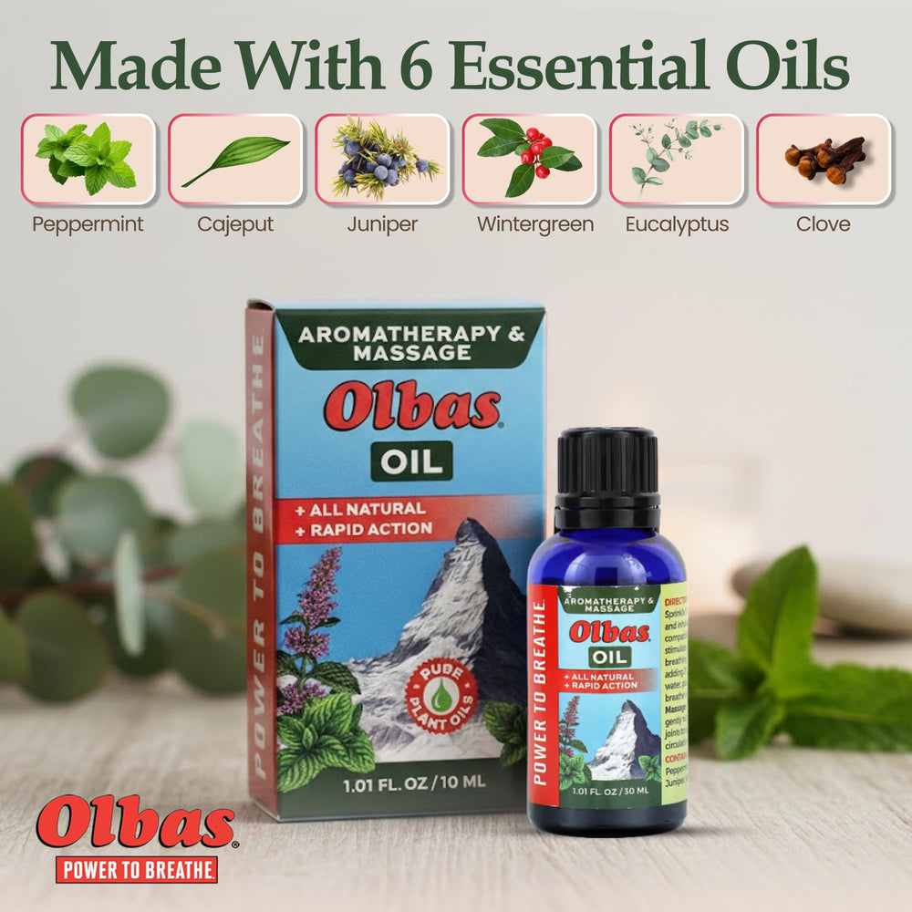 Olbas relaxed muscle massage scene suggesting comforting tension relief.