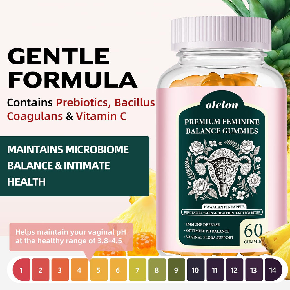 Gummies dispensed from jar suggest a simple daily routine