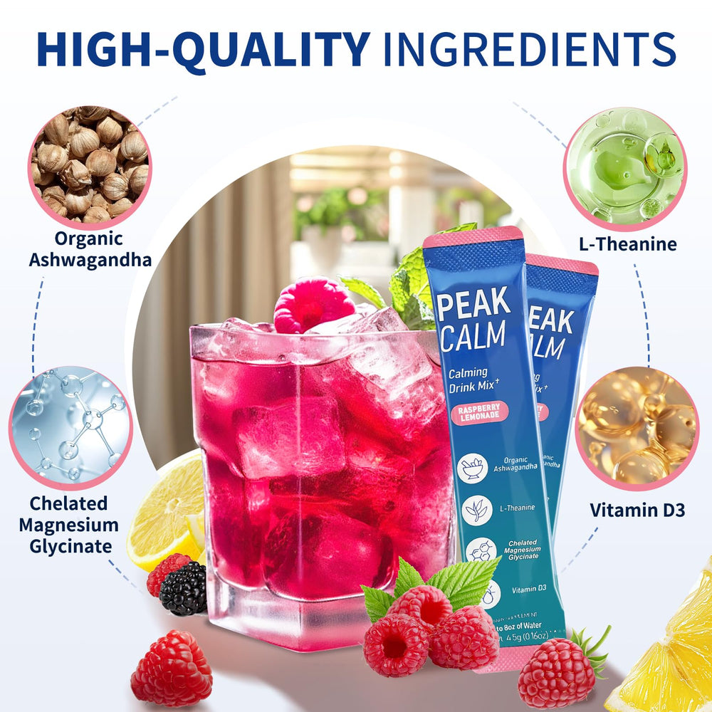 OLELON Powder dissolving in water with a quick stir for easy relaxation.