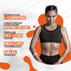 Close-up of the Olimp L-Carnitine label highlighting L-Tartrate content
