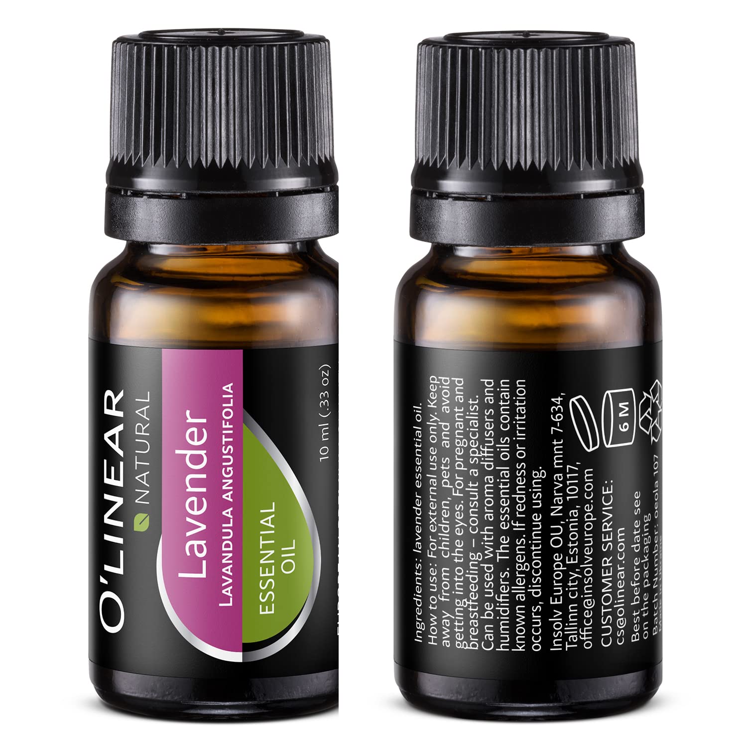 O'Linear lavender oil for candle making enhances scent and ambiance.