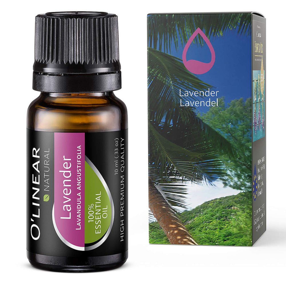 O'Linear lavender oil used in soap making for natural fragrance.
