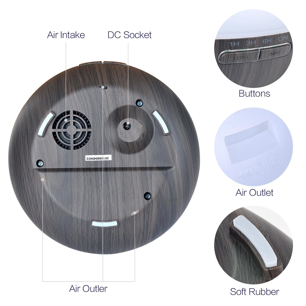 OliveTech Aroma Diffuser bedroom setup for relaxing atmosphere