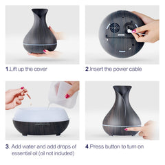 OliveTech Aroma Diffuser emits fine mist to refresh your space