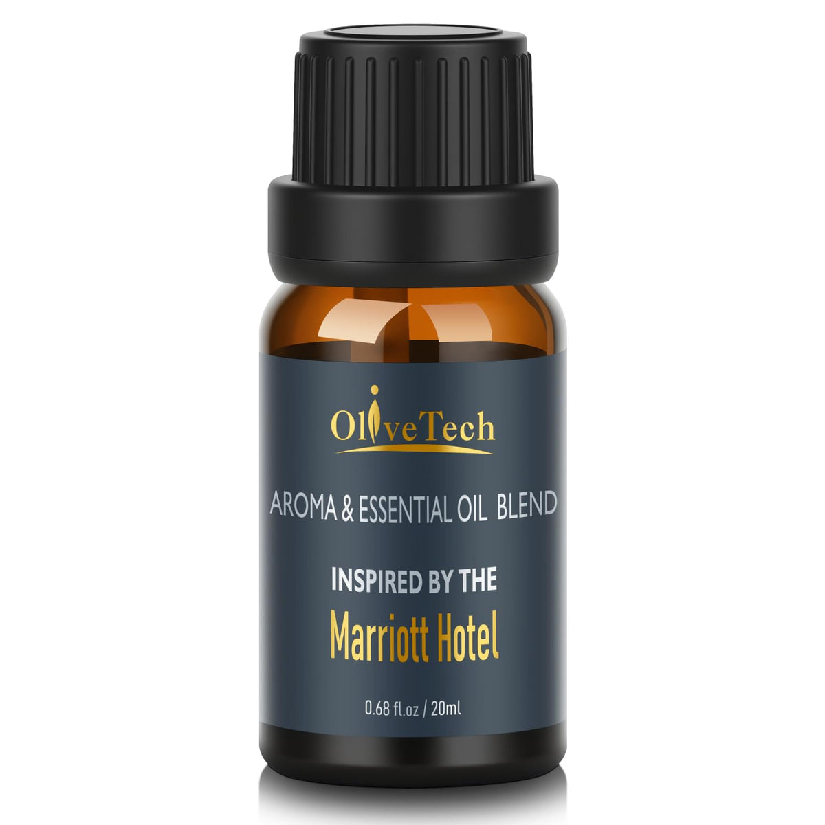 OliveTech Hotel Diffuser Oil bottle in amber glass for lasting fragrance.