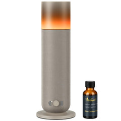 OliveTech waterless diffuser with fabric wrap for refined home fragrance
