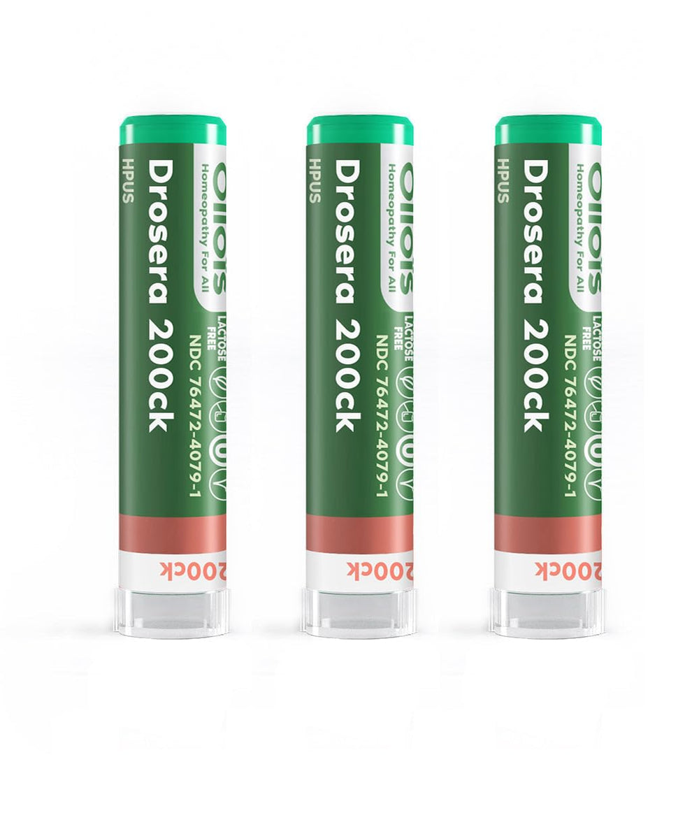 OLLOÏS Drosera packaging front showing organic homeopathy option for everyday wellness.
