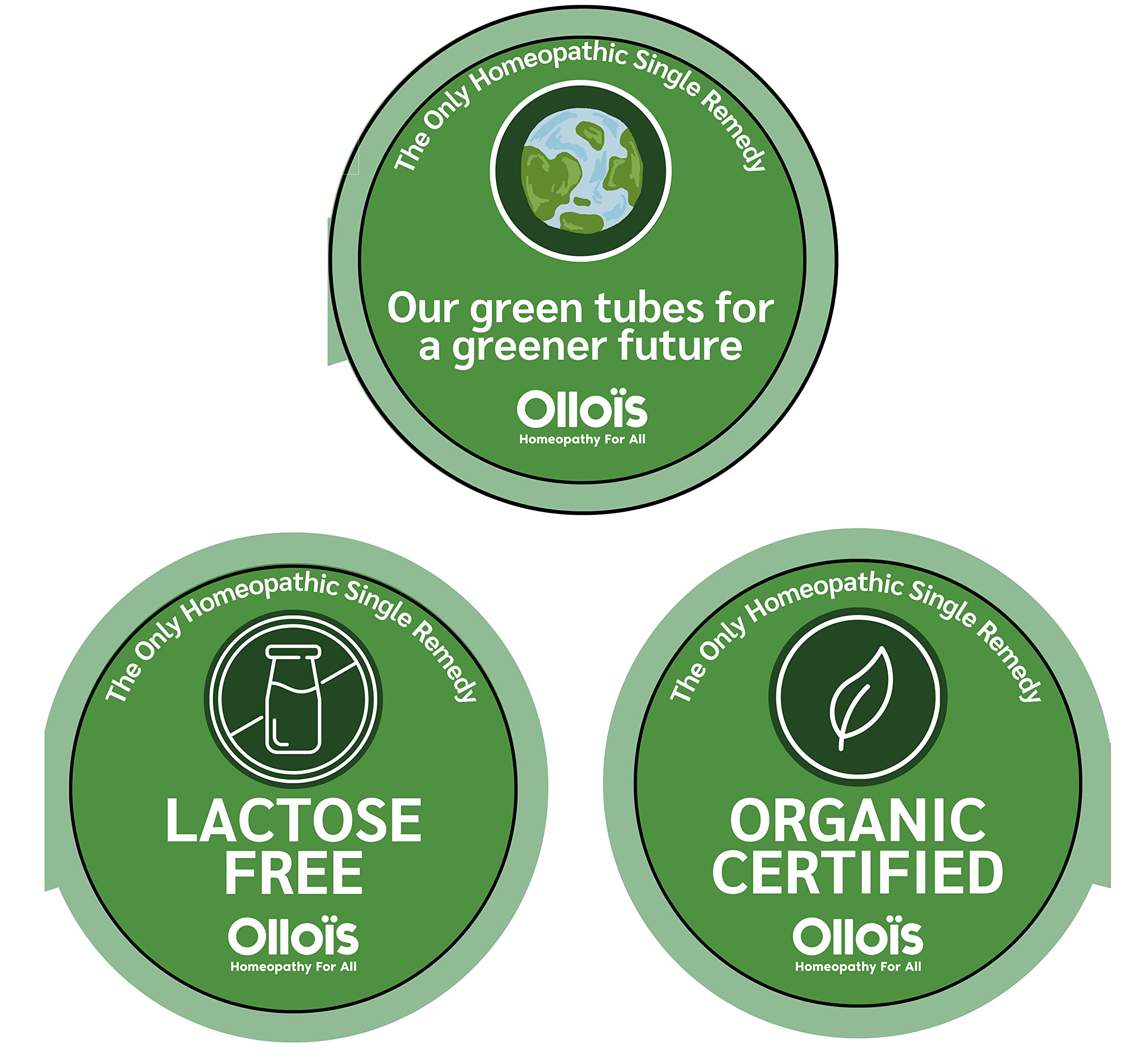 Three-pack OLLOÏS box displaying 80 pellets per pack for convenient home use