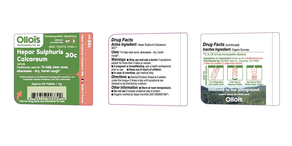 OLLOÏS organic certification badge on label highlighting organic formulation.