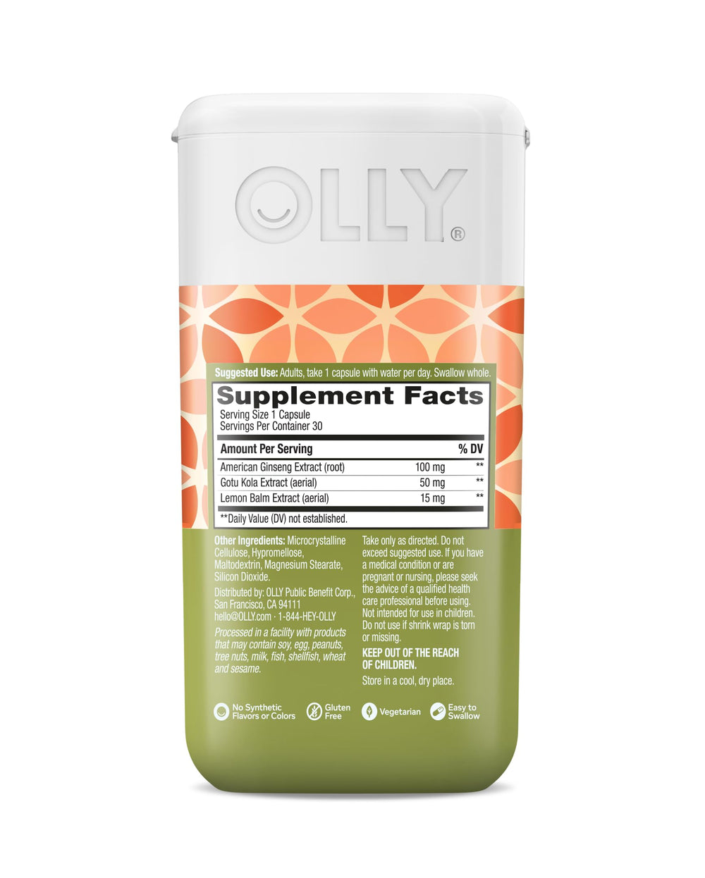 OLLY Focus daily use setup emphasizes consistency for balanced focus throughout the day.