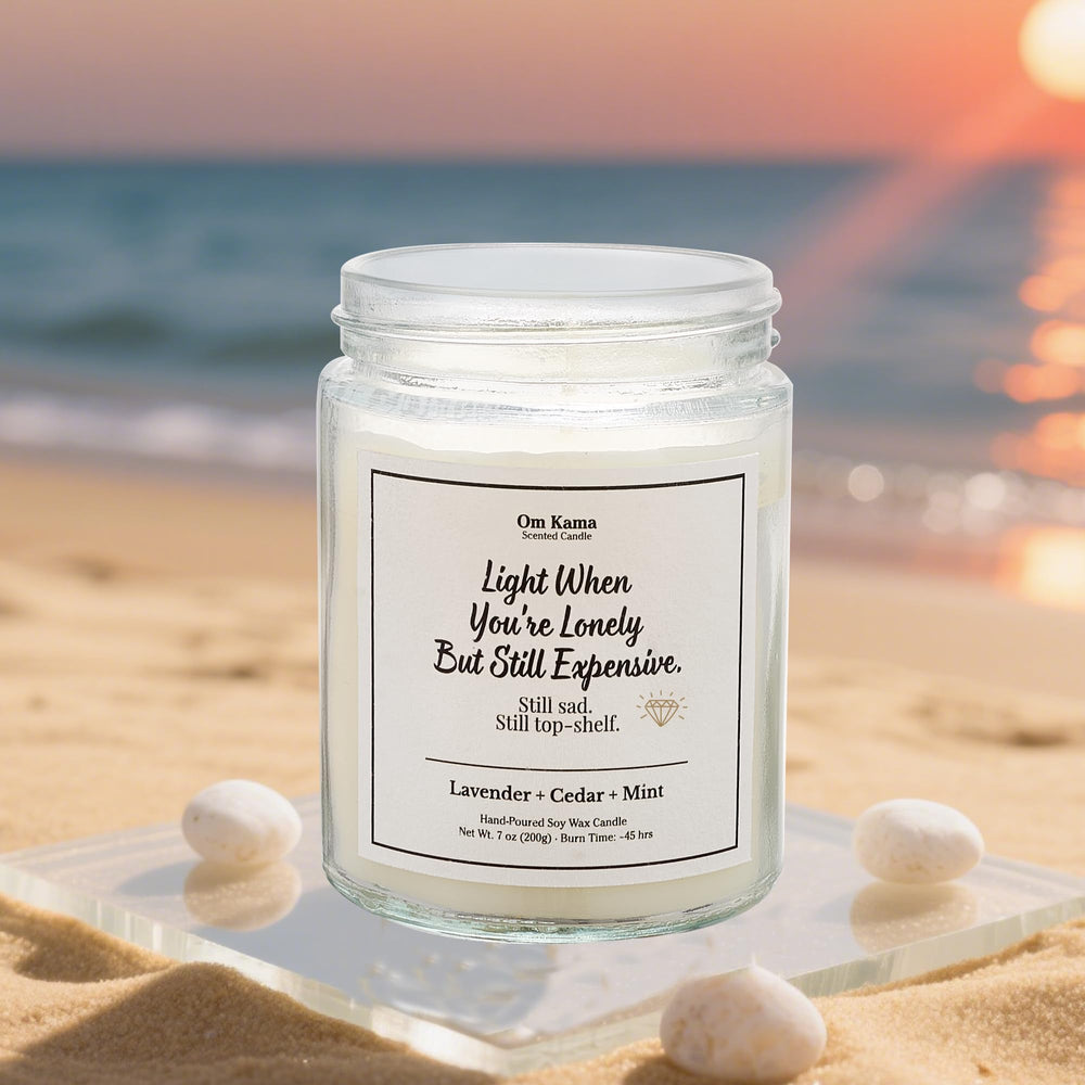 Om Kama gift-forward-jar-design makes a stylish present for friends and self-care.