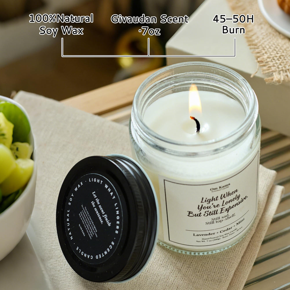 Om Kama second layer lavender-cedarwood-mint creates relaxing aroma for entryways and lounges.