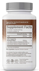Lion's Mane and Reishi ingredients shown for nerve health support