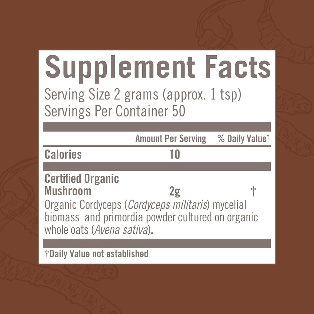 Cordyceps powder in a smoothie highlights convenient endurance support for active days.