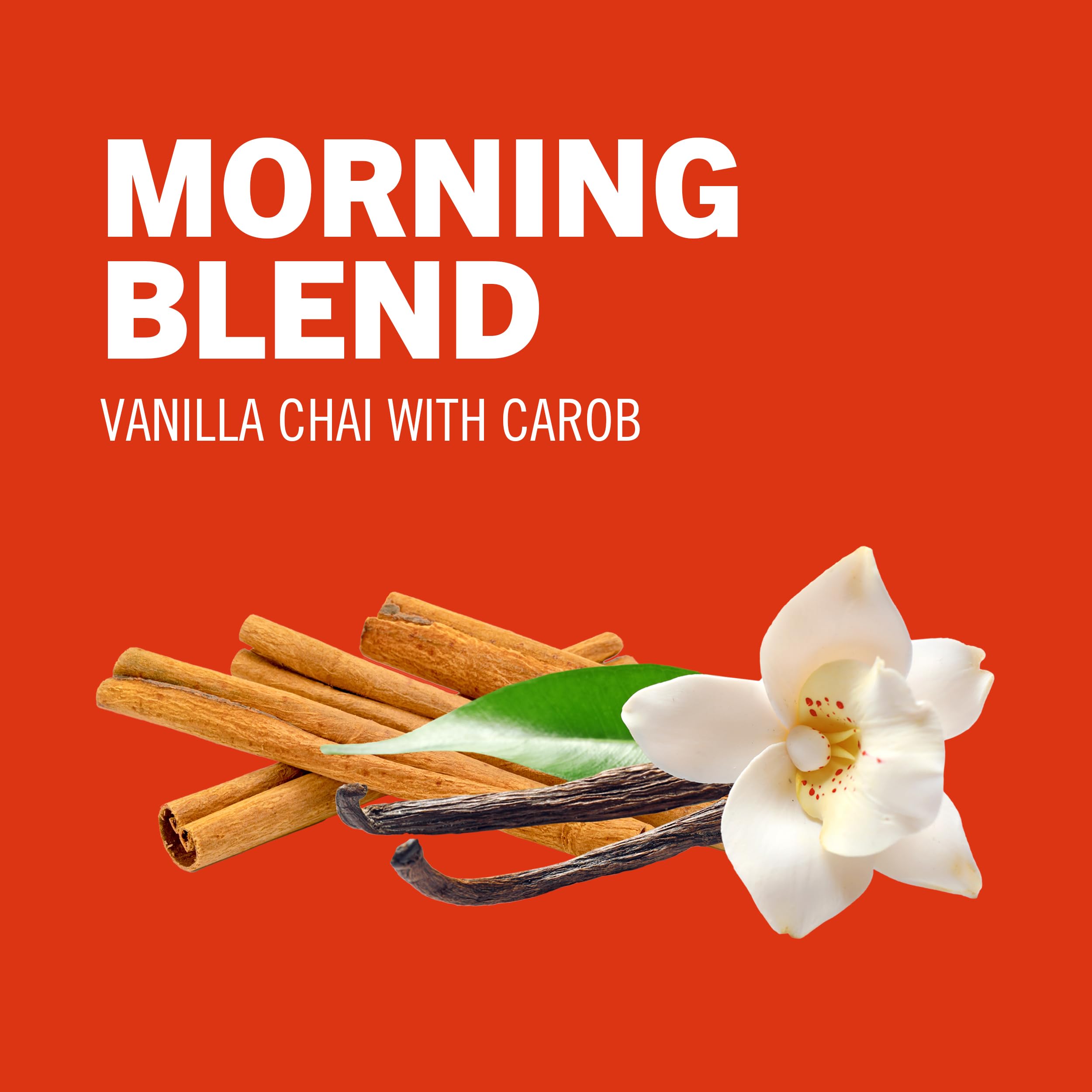 Hot water being poured over a sachet for a warming, caffeine-free startup