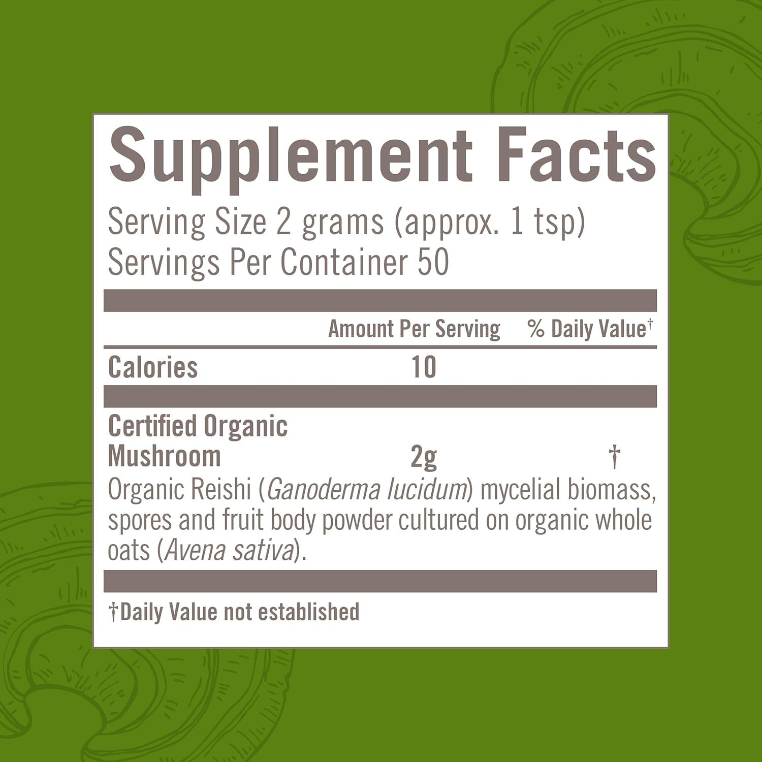 OM MUSHROOM SUPERFOOD smoothie powder used in a glass for quick wellness