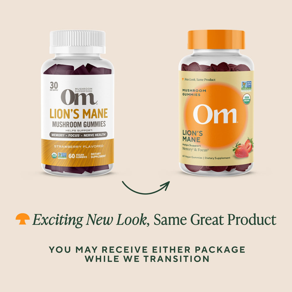 OM Mushroom Superfood third-party tested seal confirms purity and potency.