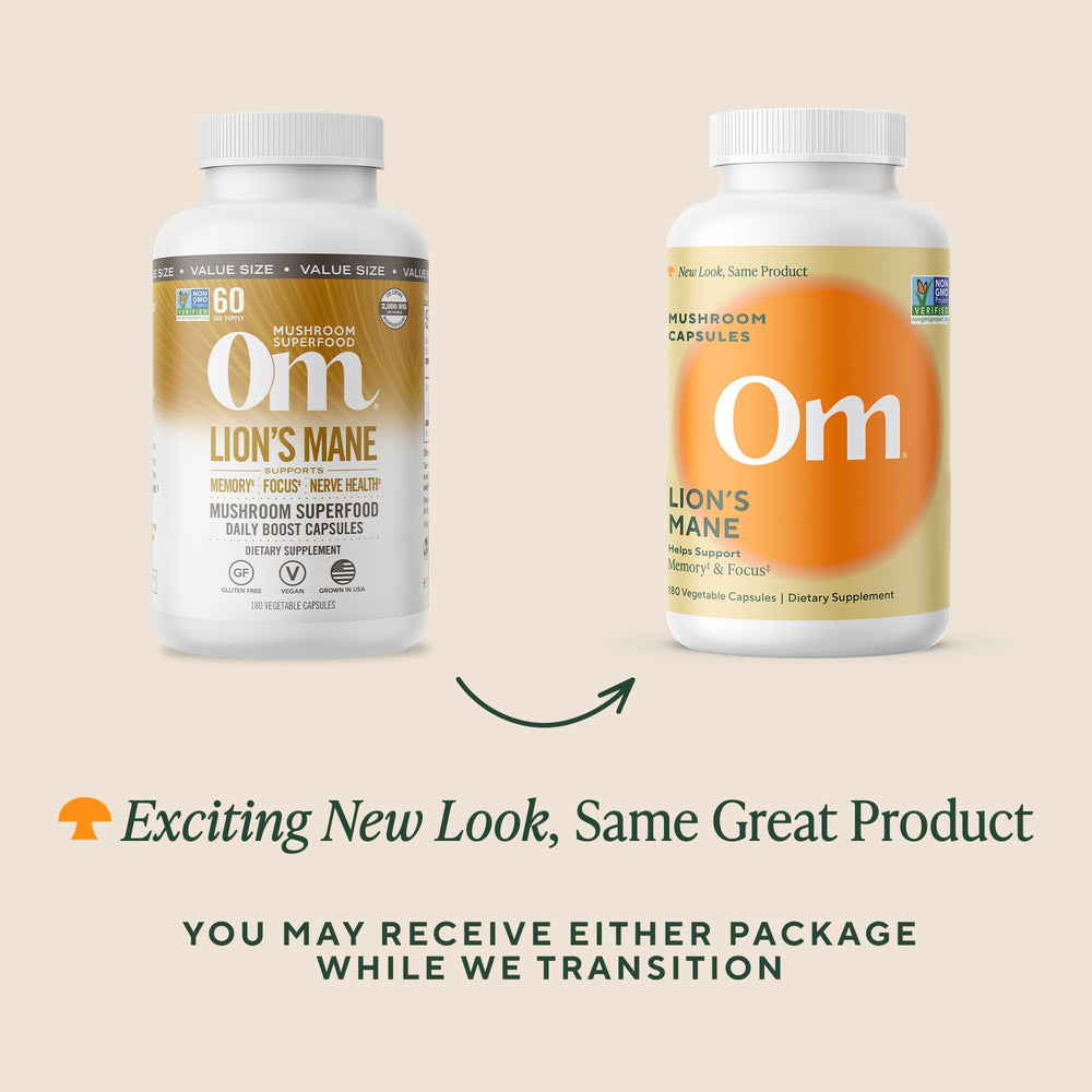 OM Mushroom Superfood usage ritual with capsules for a simple daily routine