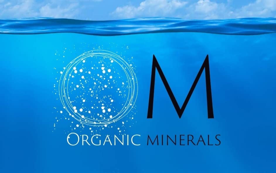 OM Organic Minerals GMP stamp signaling safety and quality standards.