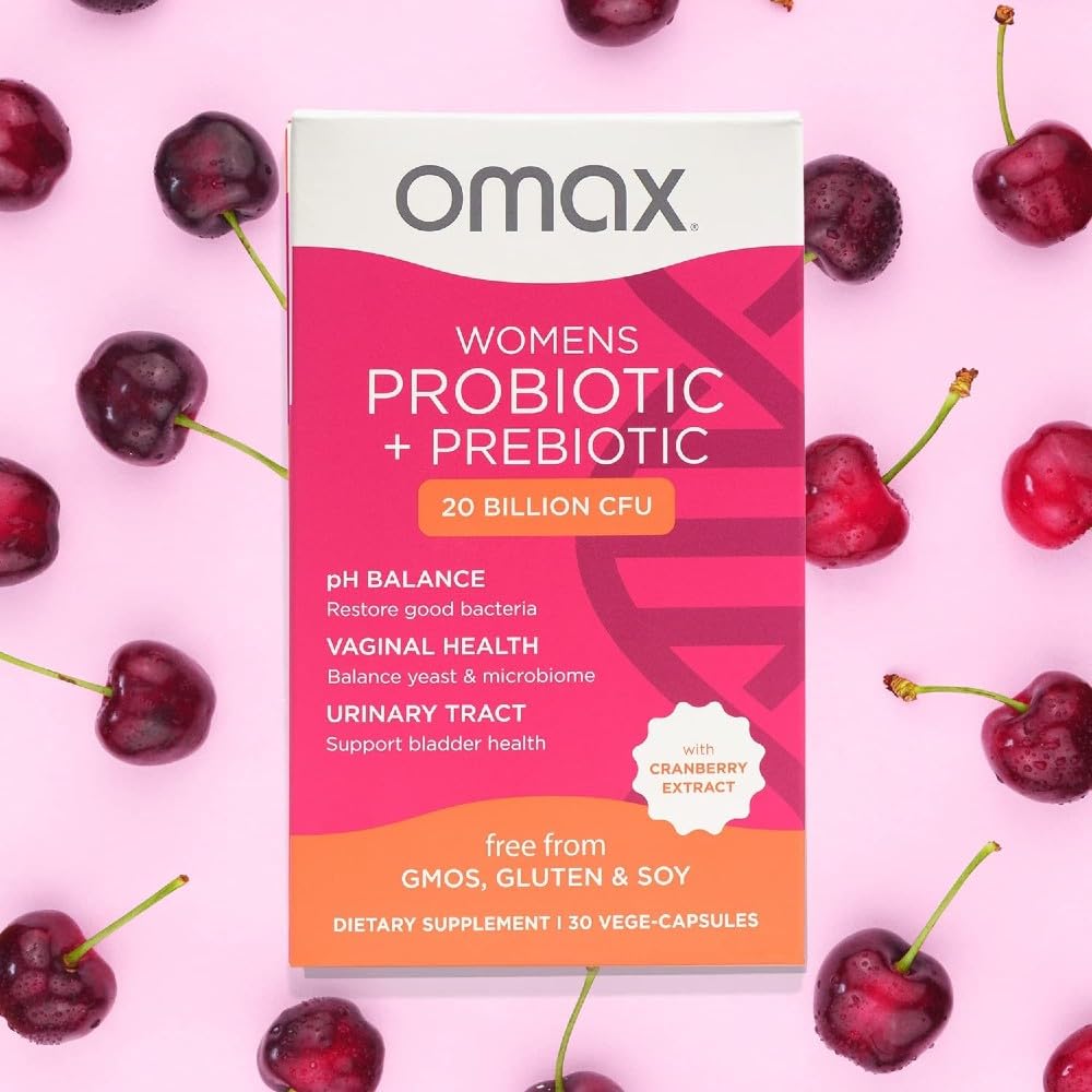Omax3 vegan gluten-free icon emphasizing dairy-free probiotic benefits.