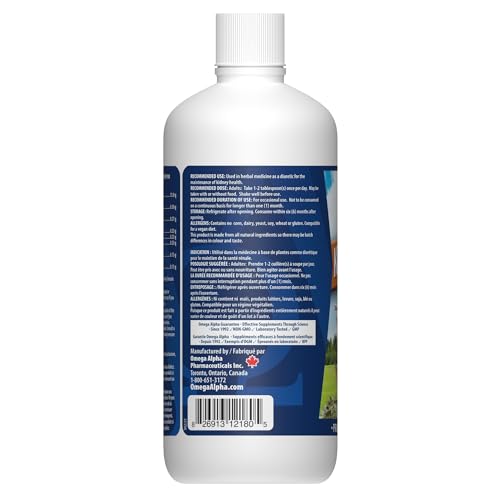 Omega Alpha Kidney Flush packaging on shelf emphasizing easy storage and product details
