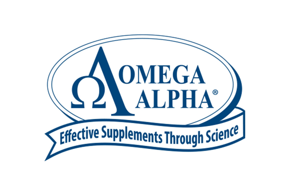 Omega Alpha Lung Flush bottle front view conveys trusted Canadian quality.