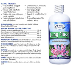 Omega Alpha Lung Flush ingredients scene features Baical Skullcap and mulberry leaf.