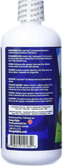 Omega Alpha Lung Flush label closeup shows ingredients and usage guidance.