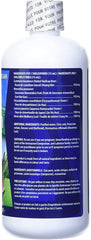 Omega Alpha Lung Flush liquid closeup highlights a smooth, palatable herbal blend.