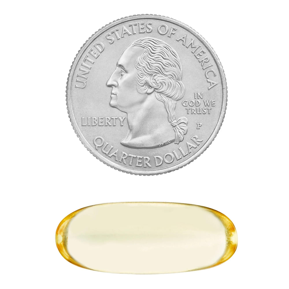 Omega-3 Fish Oil ingredients panel emphasizes purity and quality sourcing.