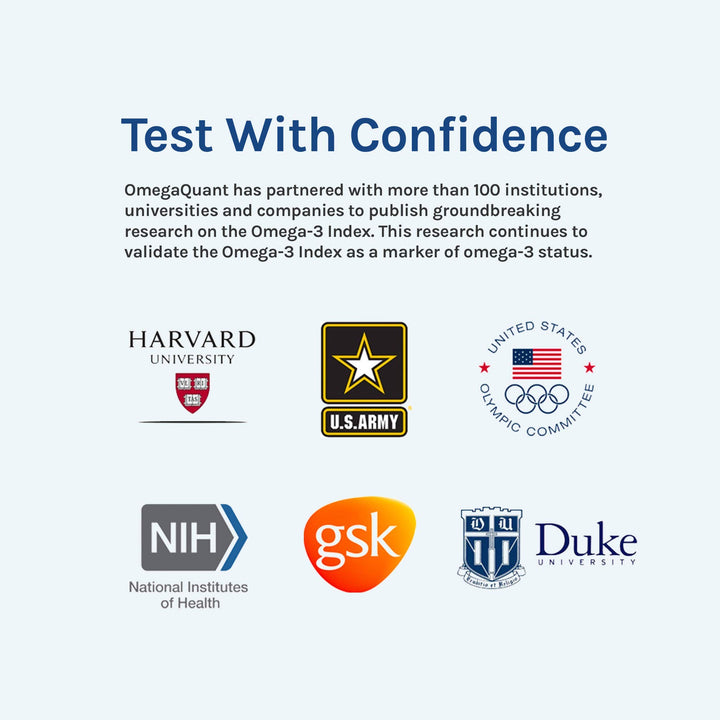 OmegaQuant results available online for quick, convenient review.