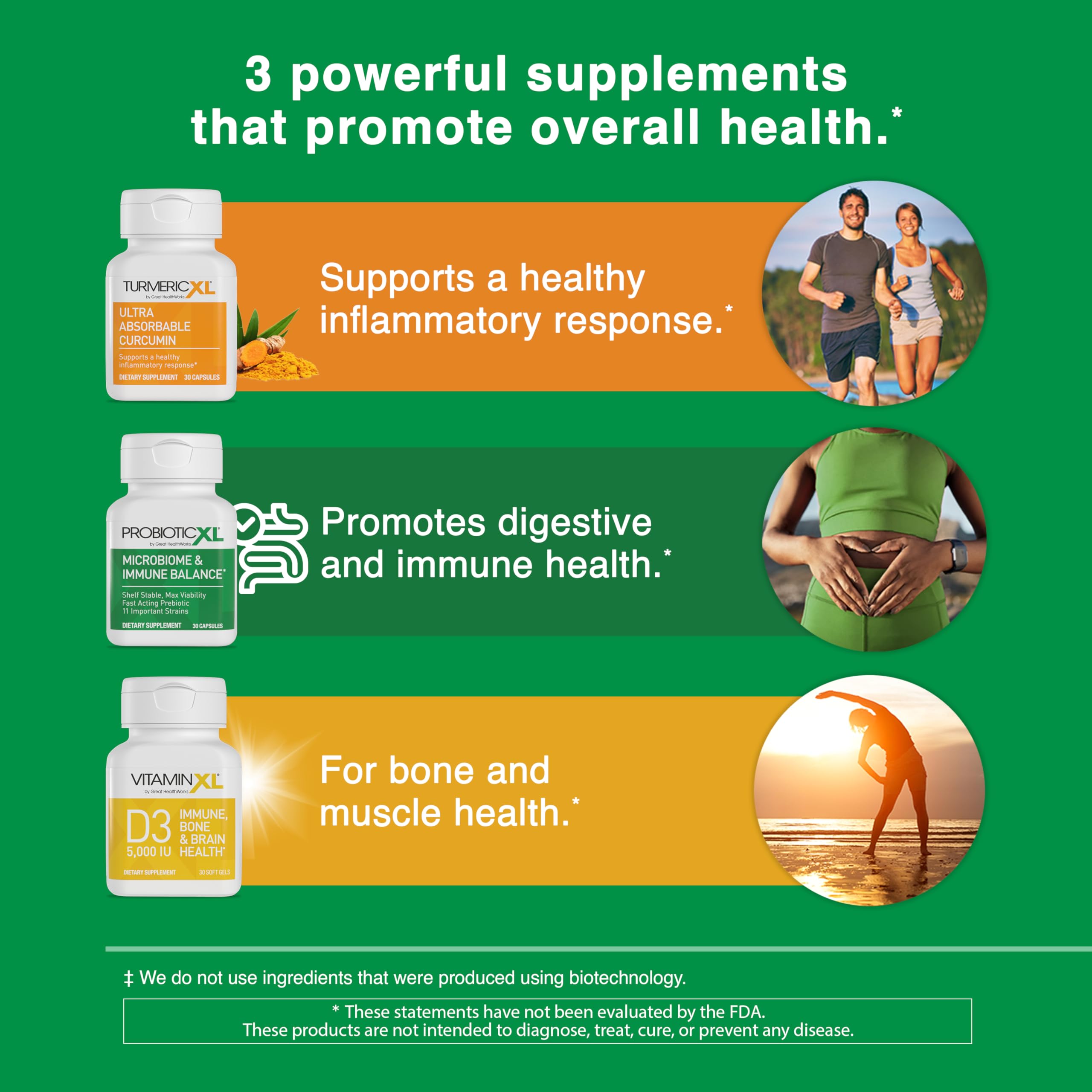 OmegaXL gluten-free label and bottle showcasing allergen-free wellness product