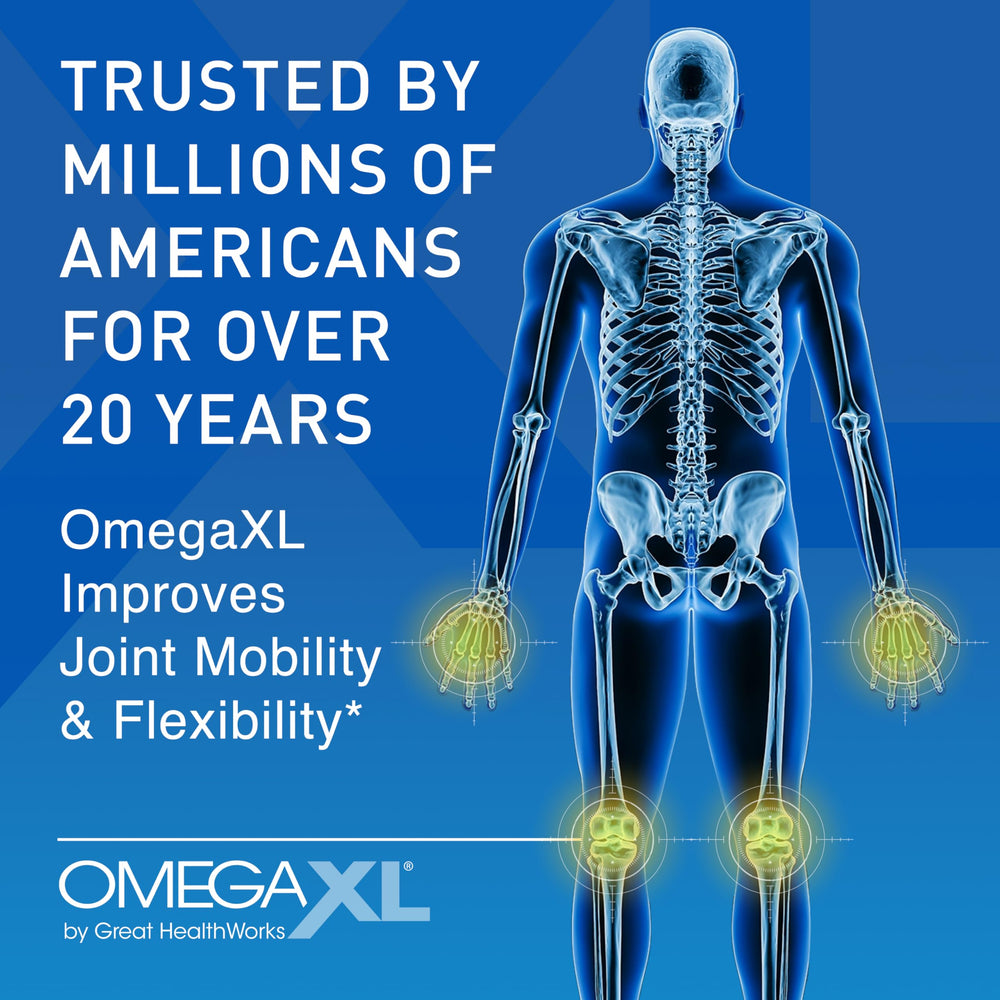 OmegaXL HeartXL blend label close-up with heart-friendly fats