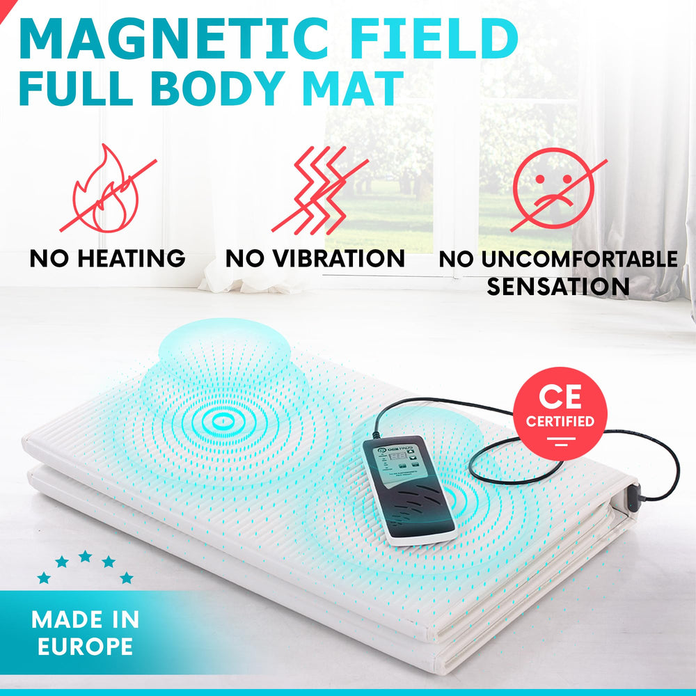 OMI mat controller medallion enabling quick timing and intensity adjustments for personalized relief.