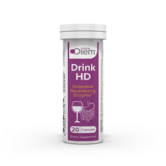 OmneDiem Drink HD bottle front showing natural histamine support