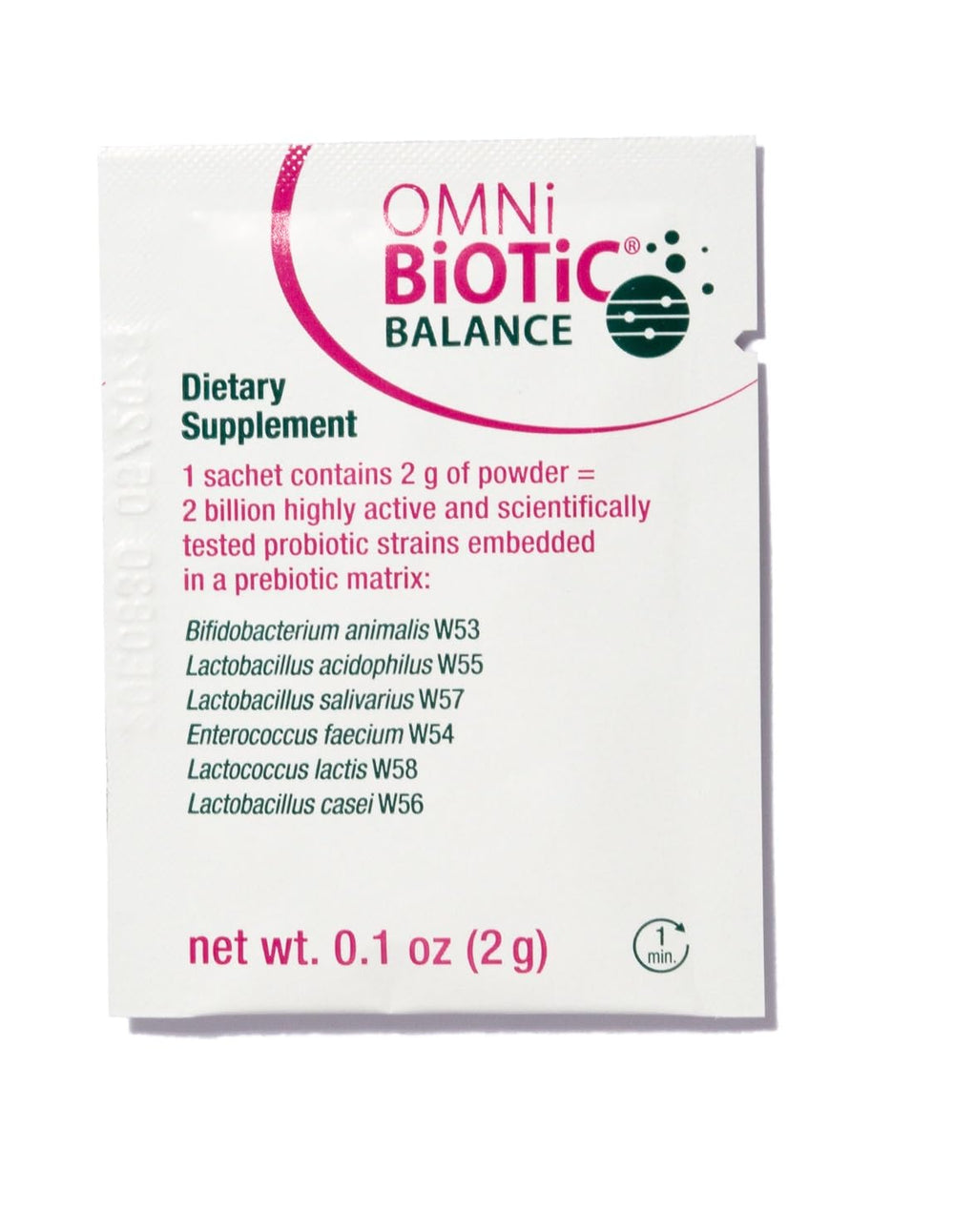 OMNi BiOTiC Balance immune-boost visuals illustrate gut-immune synergy.