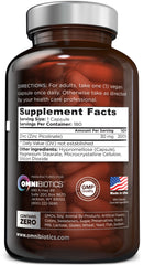 OmniBiotics zinc picolinate bottle shows convenient daily energy support.