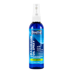OmniBlue magnesium ocean-mineral spray bottle for fast, sting-free topical relief