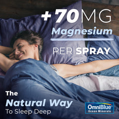 Close-up of ocean-derived trace minerals in OmniBlue formula