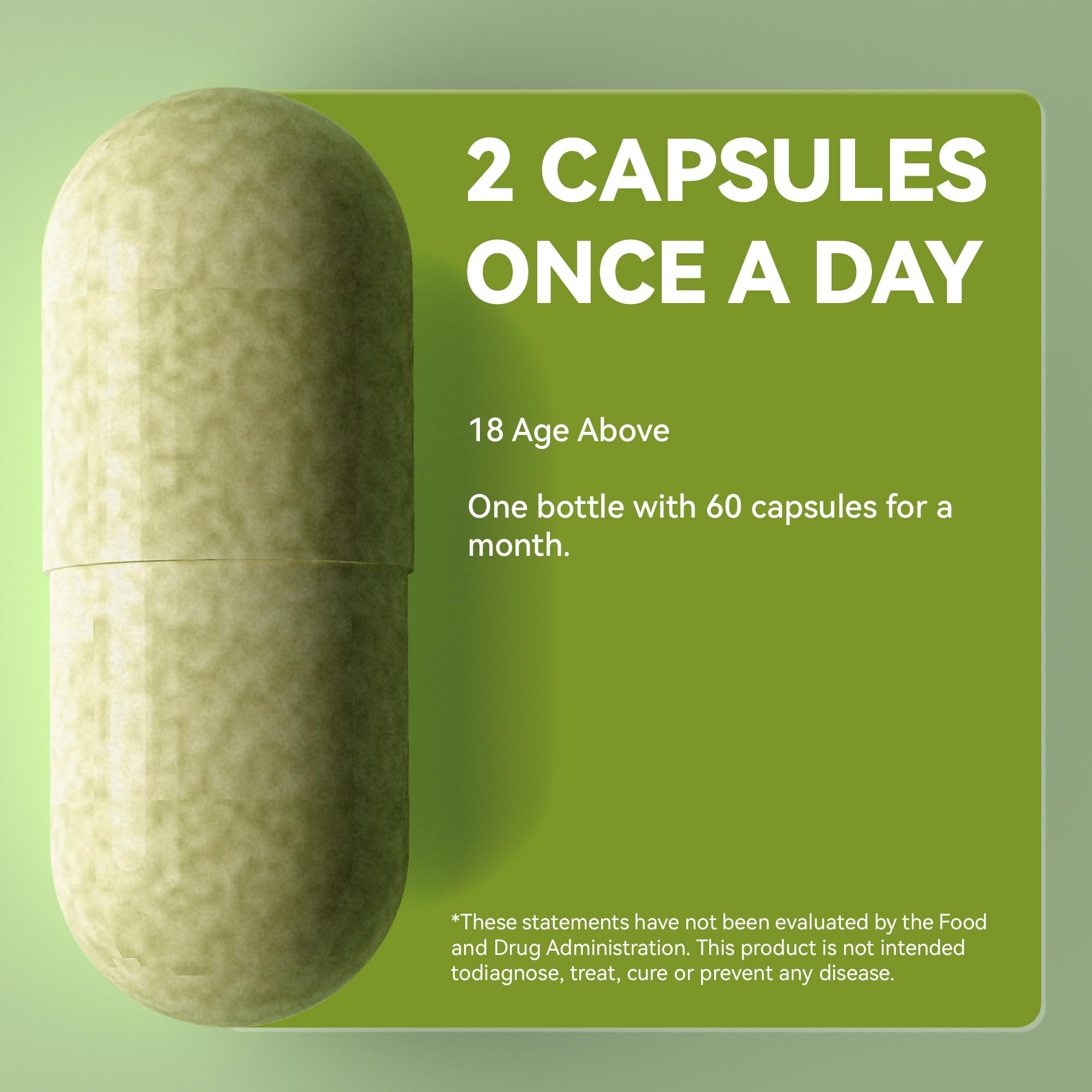 Cordyceps, bromelain, and quercetin capsules in Omnite bottle.