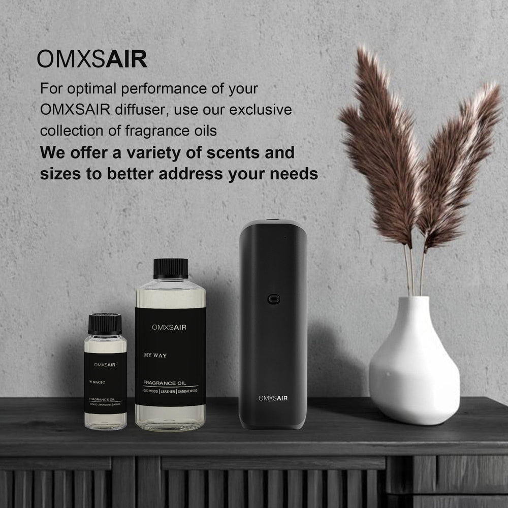 Omxsair black modern diffuser blends with stylish interiors
