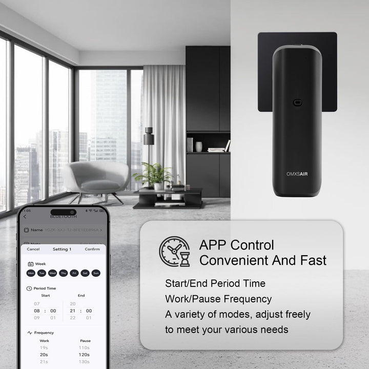 Omxsair leak-proof 100ml bottle shown for clean, mess-free operation