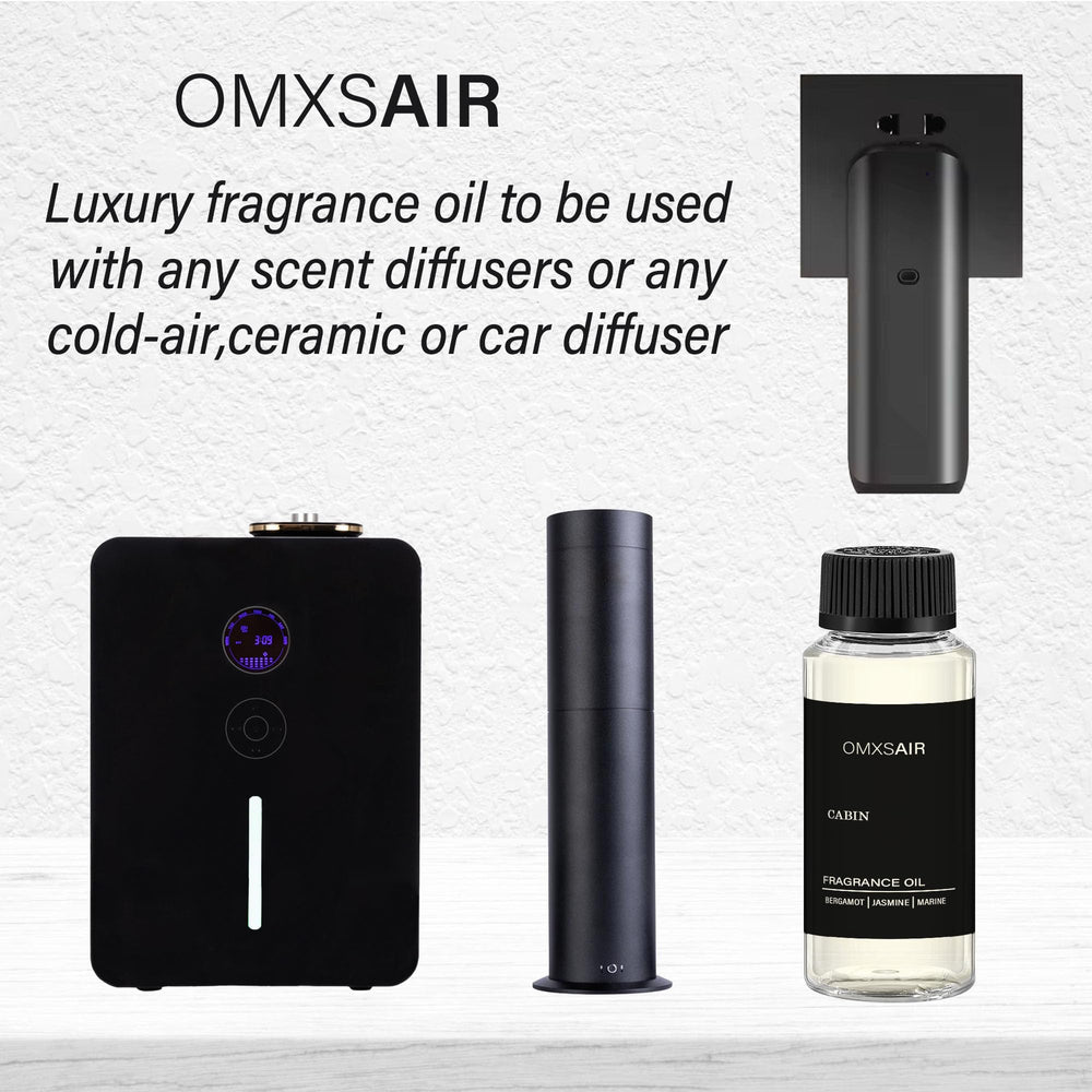 omxsair packaging-bottle-and-label emphasizes eco-friendly, safe fragrance experience